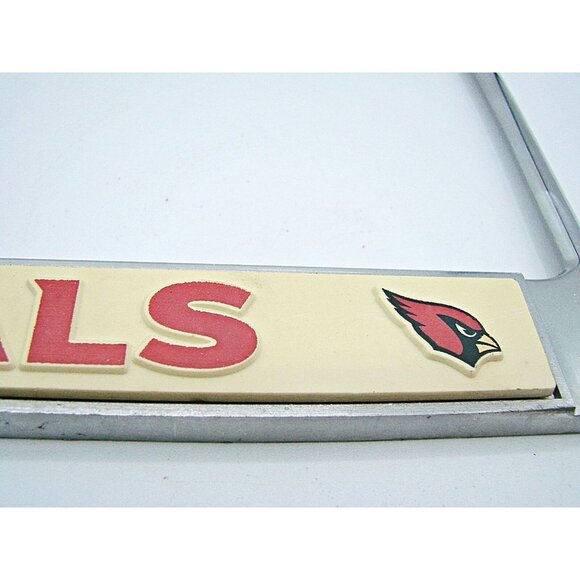 Arizona Cardinals License Plate Football-NFL Team Frame Cover Rico Metal Logo - Picture 6 of 6
